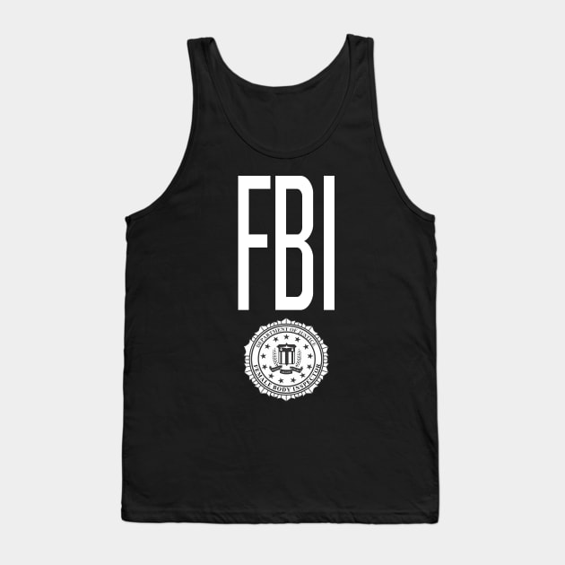 Female Body Inspector FBI Tank Top by DavesTees